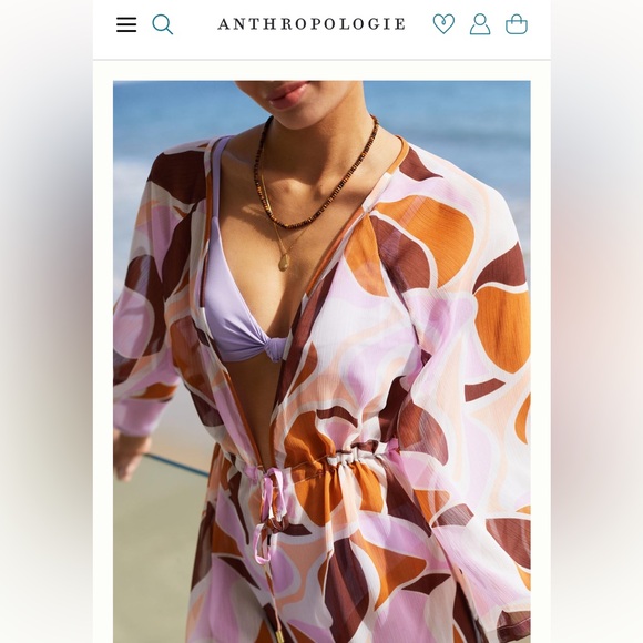 NWT Sanctuary Anthropologie Swim Beach Cover Up Size L - Picture 8 of 16